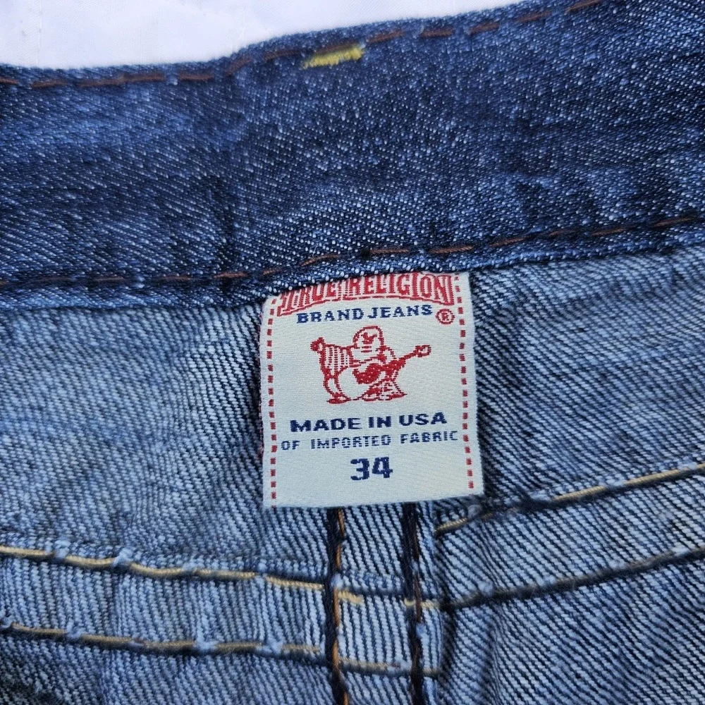 True Religion Joey Super T‎ Denim Jeans Bootcut USA Mens Size 34 x 34
